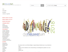 Tablet Screenshot of denieuwetuin.be